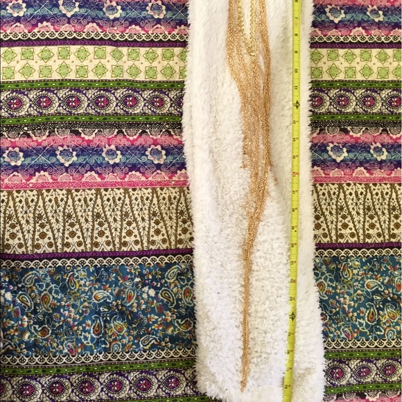 Facetted Clear Glass Beaded Multi Strand All Over Body Chain Goldplated - Picture 13 of 13